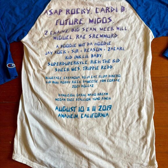 Real Street Festival 2019 - Baseball-Style Concert T-Shirt Unisex (M) - Picture 3 of 6